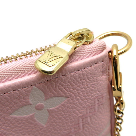 LOUIS VUITTON Pochette Accessoires Pouch M81140 Monogram Empreinte Rose - Picture 5 of 7